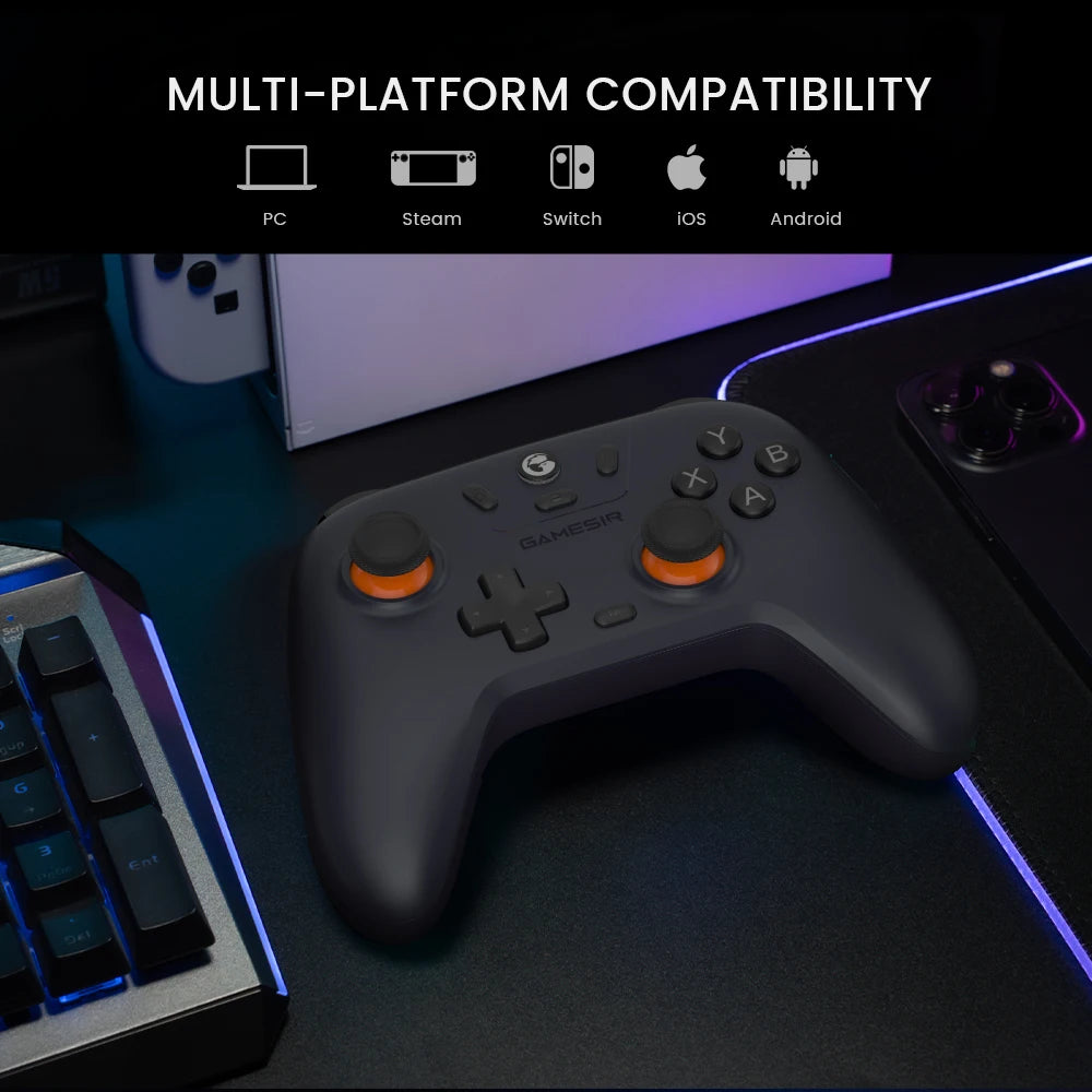 GameSir T4 Nova Lite mando inalambrico para Switch, Android, IOS, PC y Steam.