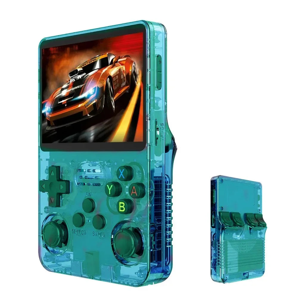 R36S Consola Retro con Linux – Emulador Portátil 64GB y 128GB, Compatible con PS1, NES, GBA, SNES y más