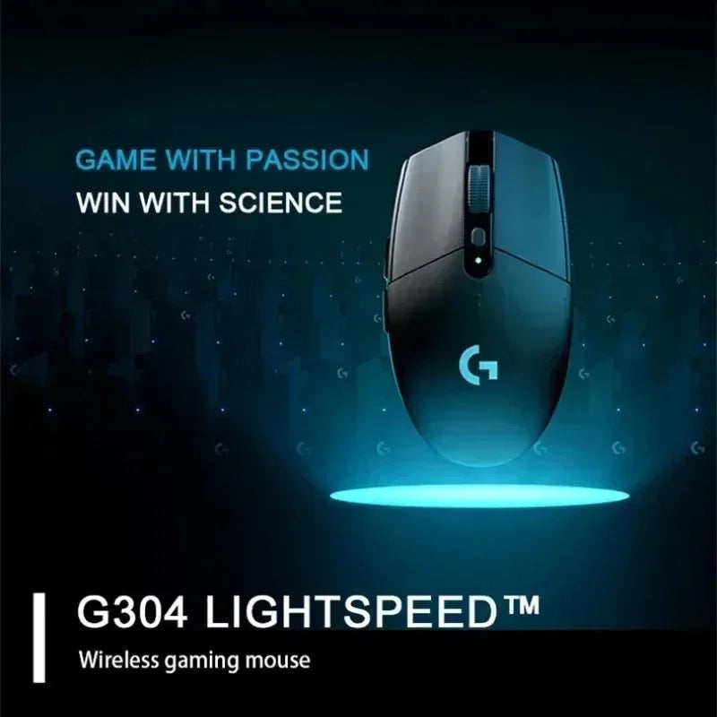 Logitech G304 LIGHTSPEED – Mouse Gamer Inalámbrico con Sensor HERO 12K y 6 Botones Programables