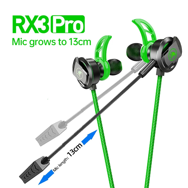 Auriculares Gaming PLEXTONE RX3 Pro para Esports y Mobile Gaming | Sonido Envolvente y Micrófono HD | Conexión 3.5mm y USB-C