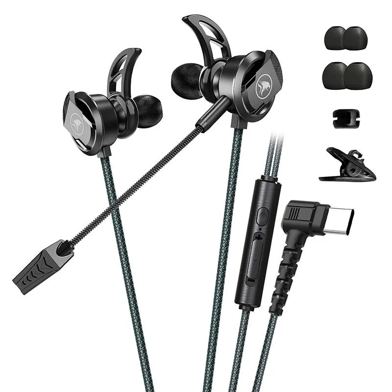 Auriculares Gaming PLEXTONE RX3 Pro para Esports y Mobile Gaming | Sonido Envolvente y Micrófono HD | Conexión 3.5mm y USB-C