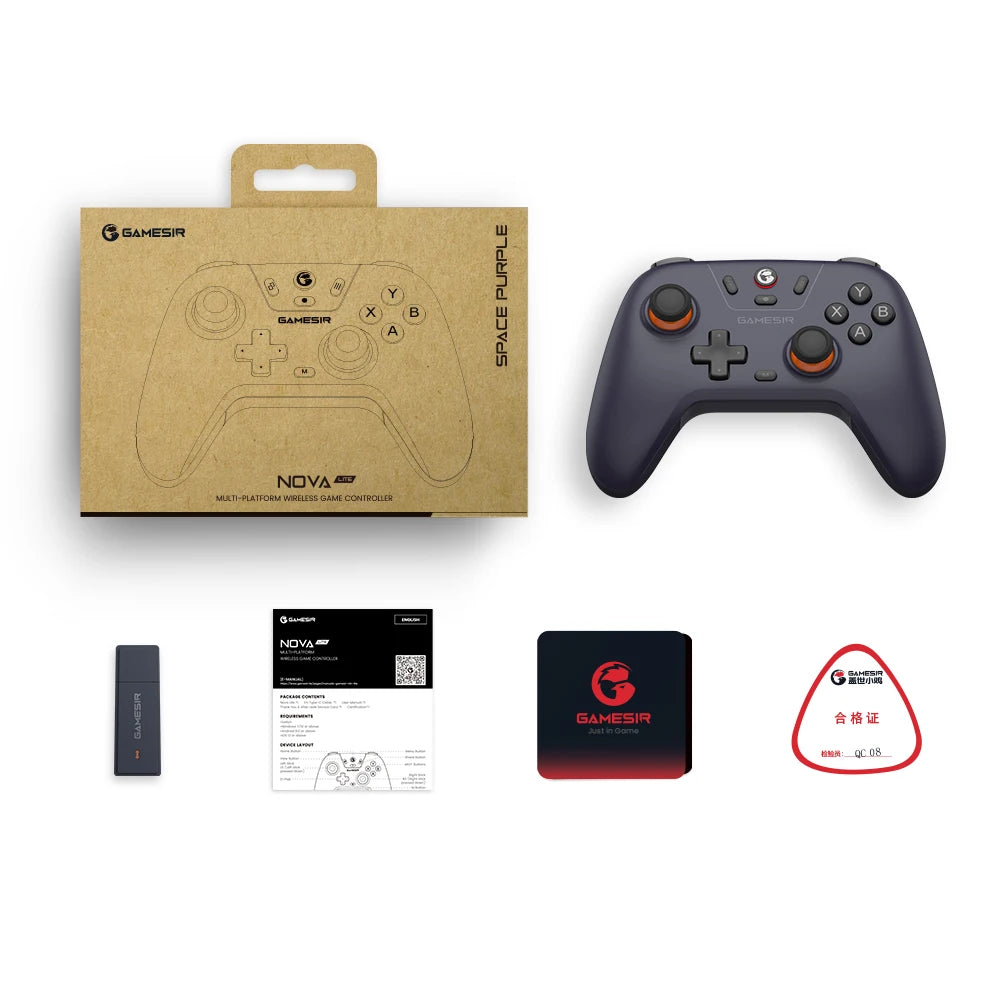 GameSir T4 Nova Lite mando inalambrico para Switch, Android, IOS, PC y Steam.
