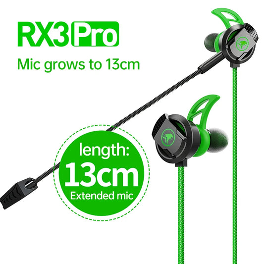 Auriculares Gaming PLEXTONE RX3 Pro para Esports y Mobile Gaming | Sonido Envolvente y Micrófono HD | Conexión 3.5mm y USB-C