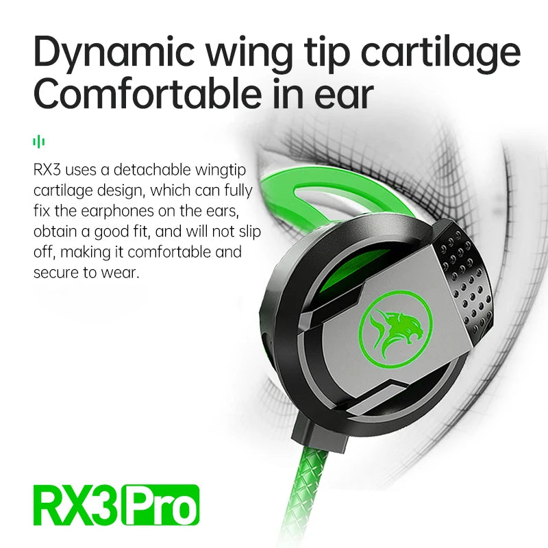Auriculares Gaming PLEXTONE RX3 Pro para Esports y Mobile Gaming | Sonido Envolvente y Micrófono HD | Conexión 3.5mm y USB-C