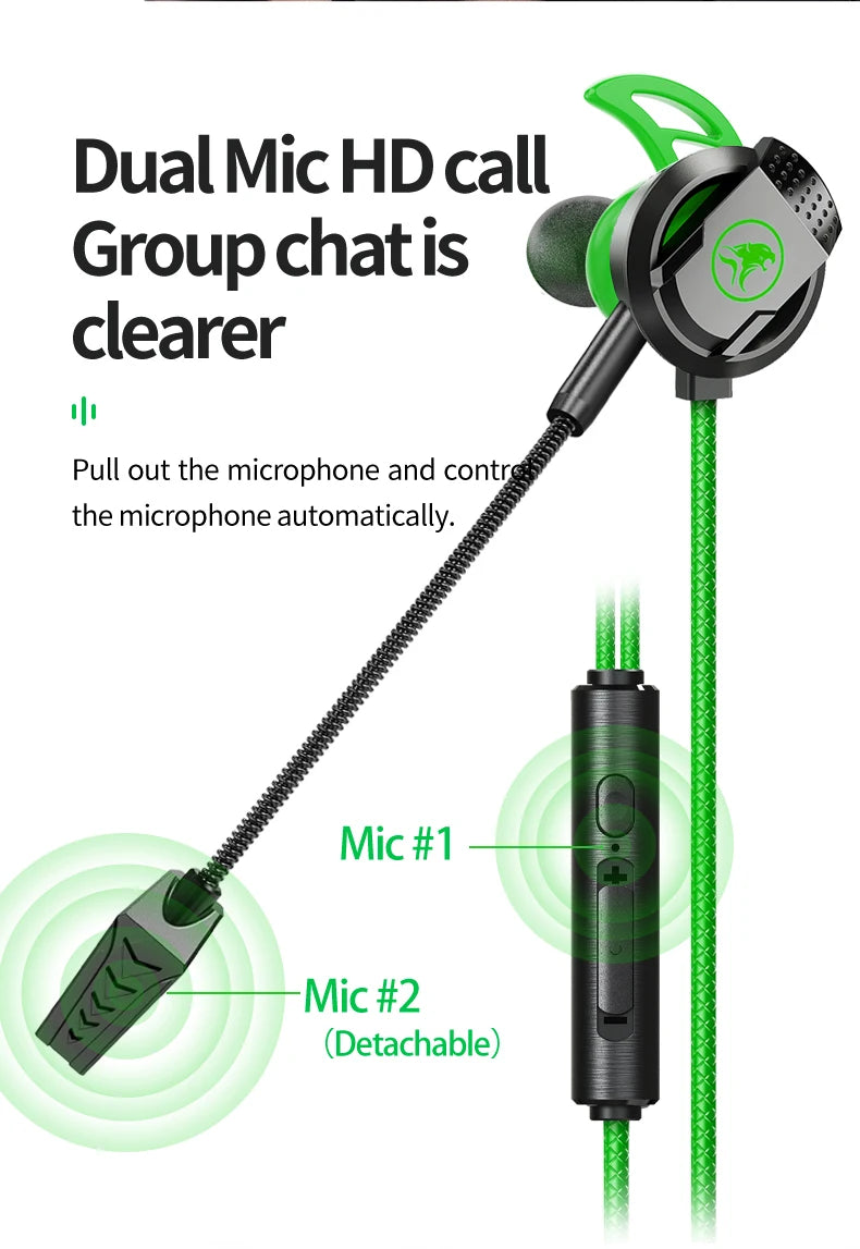 Auriculares Gaming PLEXTONE RX3 Pro para Esports y Mobile Gaming | Sonido Envolvente y Micrófono HD | Conexión 3.5mm y USB-C